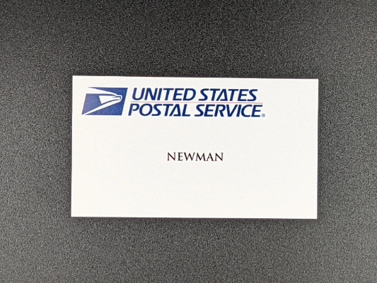 Newman's Business Card